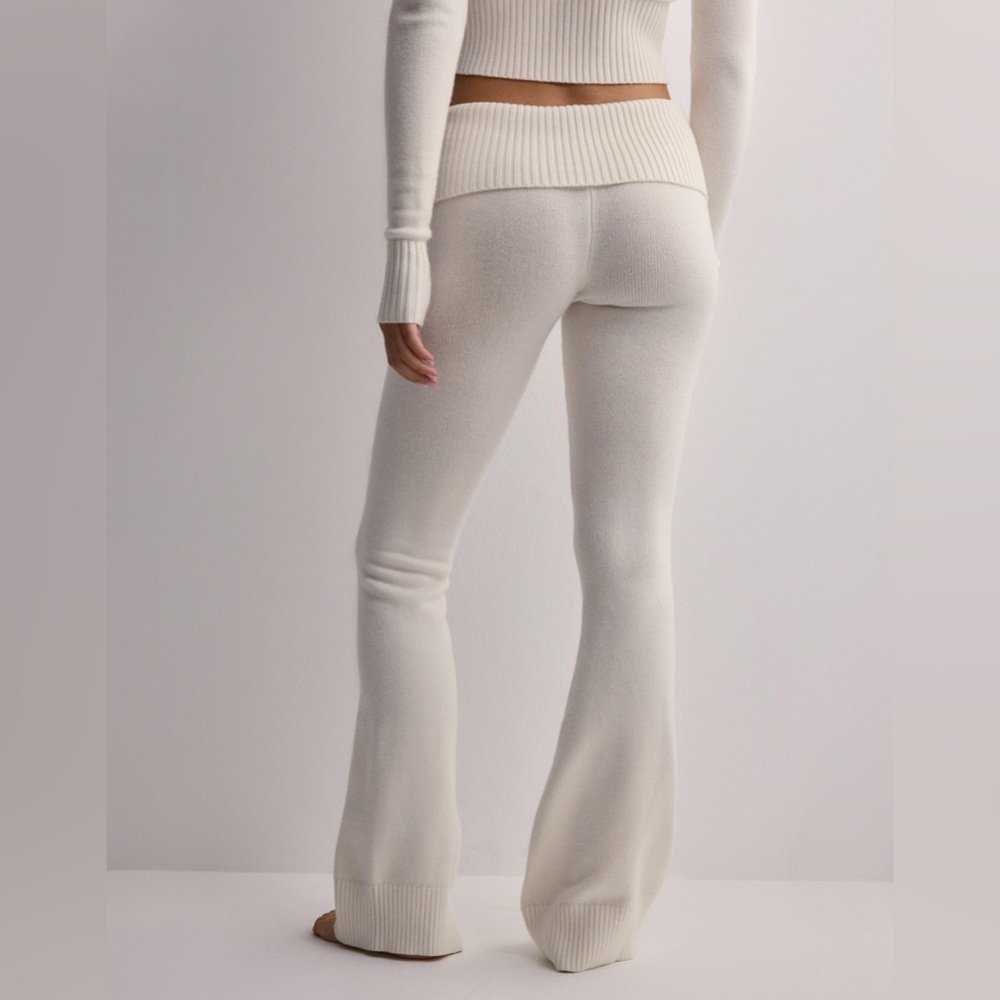 Cream Ribbed Knit Set - Picture 4 of 5